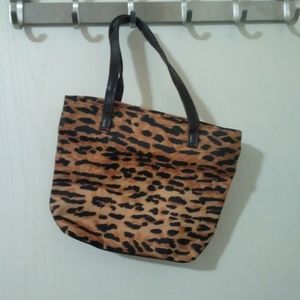 Estee Lauder cheetah print handbag